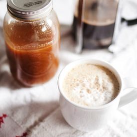 Homemade Pumpkin Spice Syrup - Recipe photo by pretty plain janes