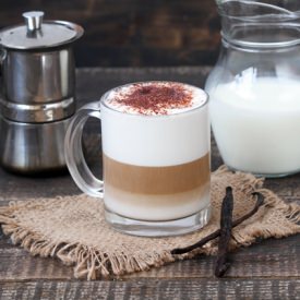 Vanilla Latte Machiatto - Recipe photo by Home Cooking Adventure
