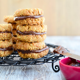 Chocolate Oat Cookies - Recipe photo by My Golden Pear