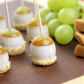 Caramel Apple Pie Grape Poppers - Recipe photo by MissCandiQuik