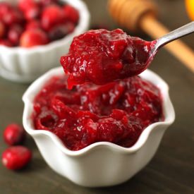 Honey Cranberry Orange Sauce - Recipe photo by texanerin