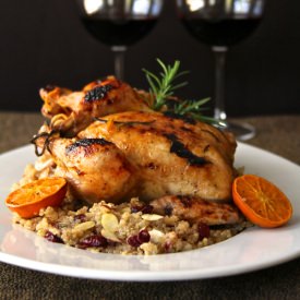 Cornish Hens with Clementine Glaze - Recipe photo by fromachefskitchen