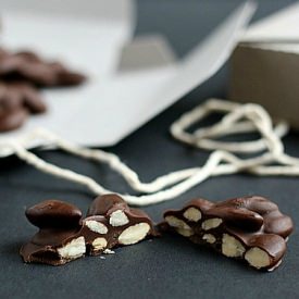 Chocolate Almond Clusters - Recipe photo by DesignDiningAndDiapers