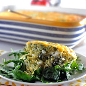 Spinach and Cheese Souffle - Recipe photo by mogwaisoup