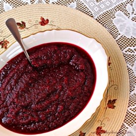 Homemade Cranberry Sauce - Recipe photo by Healthyideasplace