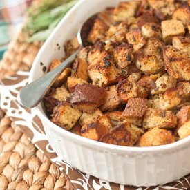 Oyster Stuffing - Recipe photo by tideandthyme