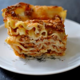 Lasagna Bolognese - Recipe photo by Ashley Brouwer