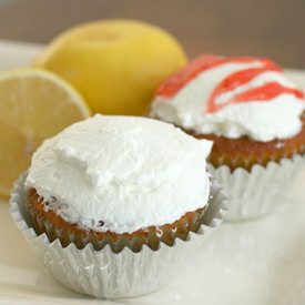 Lemon Strawberry-Filled Cupcakes - Recipe photo by WiCProject