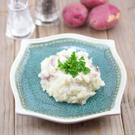 Herb and Feta Mashed Potatoes - Recipe photo by lemonandolives