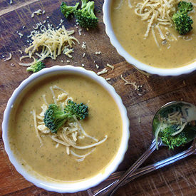 Creamy Broccoli Cheddar Soup - Recipe photo by Abbes Cooking Antics
