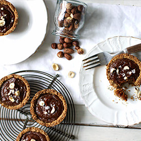 Spiced and Salted Pumpkin Pie Minis - Recipe photo by Natural Vitality
