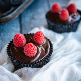 Chocolate Raspberry Cupcakes - Recipe photo by The Hungry Australian