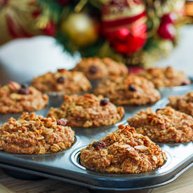 Whole Grain Apple Nut Muffins - Recipe photo by jocooks