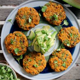 Baked Butternut Squash Latkes - Recipe photo by K.abc