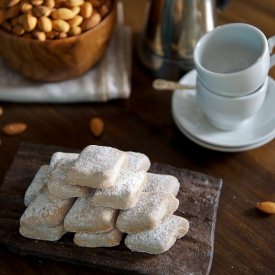 Ricciarelli: Almond Paste Cookies - Recipe photo by lemonsandanchovies
