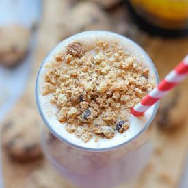 Kahlua Cookie Dough Milkshake - Recipe photo by damndelicious