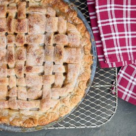 Double Crusted Apple Pie - Recipe photo by flaxandtwine