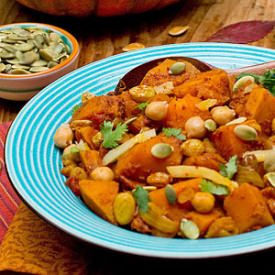 Moroccan-Style Winter Squash Stew - Recipe photo by nancy baggett-kitchenlane