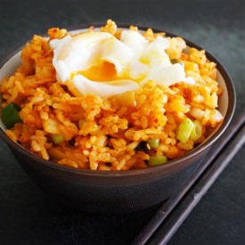 Kimchi Fried Rice - Recipe photo by cakeletsanddoilies