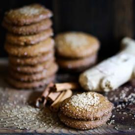 Chewy Ginger Cookie - Recipe photo by Feasting at Home