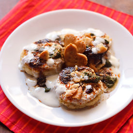 Dahi Aloo Tikki - Recipe photo by vegrecipesofindia