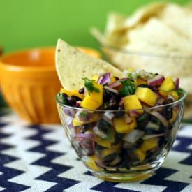 Mango Black Bean Salsa - Recipe photo by Ethnic Spoon