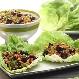 Blueberry Balsamic Chicken Wraps - Recipe photo by Barbaracooks