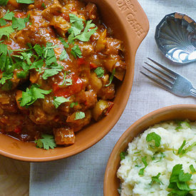 Slow Cooker Chicken with Chorizo - Recipe photo by Abbes Cooking Antics