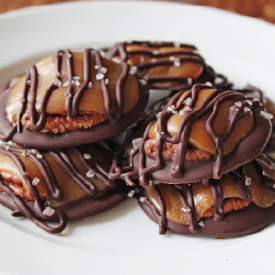 Pecan Turtle Candies - Recipe photo by If You Give A Blonde A Kitchen