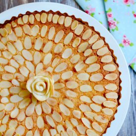 Italian Almond Tart - Recipe photo by My Golden Pear