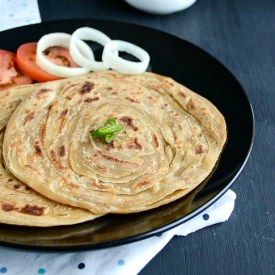 Lachha Paratha - Recipe photo by Sangeetha