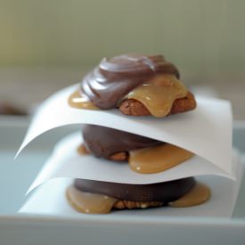 Chocolate Pecan Turtles - Recipe photo by aliceandlois