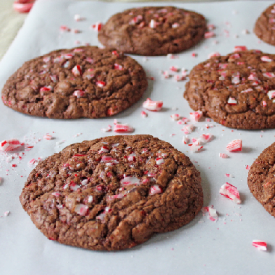 Double Chocolate Candy Cane Cookies - Recipe photo by If You Give A Blonde A Kitchen
