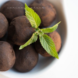 Thin Mint Protein Truffles - Recipe photo by Corinanielsen