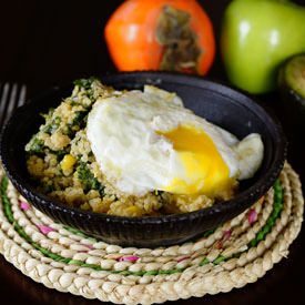 Quinoa- Kale and Coconut Milk - Recipe photo by theskinnypot