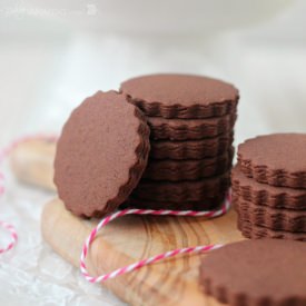 Chocolate Sugar Cookies - Recipe photo by Baking a Moment