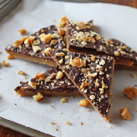 Toffee Triangle Bars - Recipe photo by If You Give A Blonde A Kitchen