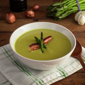 Asparagus & Bacon Soup - Recipe photo by goodiesavolonte