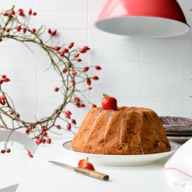 Marzipan & White Choc Bundt - Recipe photo by Somewhere Ove The Kitchen