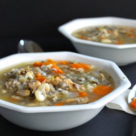Turkey and Wild Rice Soup - Recipe photo by TheHealthyMaven
