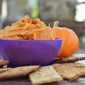 Savory Pumpkin Hummus - Recipe photo by Sarahgrace1016