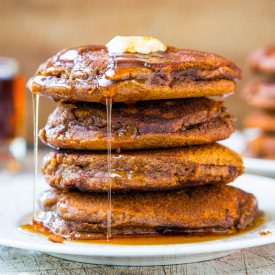 Soft & Fluffy Gingerbread Pancakes - Recipe photo by Averie