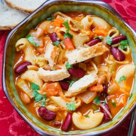 Hearty Minestrone Soup - Recipe photo by purethyme