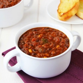 Spicy 4 Bean Vegetarian Chili - Recipe photo by calizona