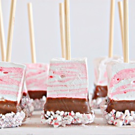 Peppermint Hot Chocolate on a Stick - Recipe photo by The Kitchen McCabe