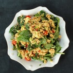 Avocado, Tomato, + Tahini Quinoa - Recipe photo by plumpie