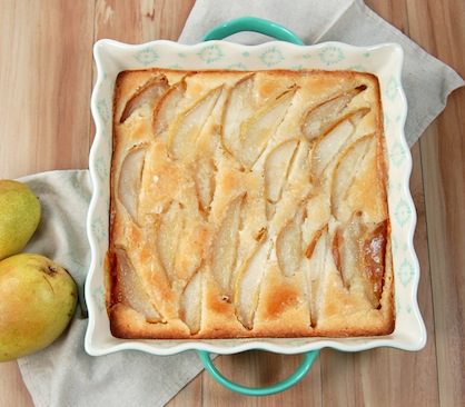 Pear Cobbler & Almond Whipped Cream - Recipe photo by MargaritasInTheRain