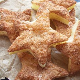 Cinnamon Sugar Pastry Stars - Recipe photo by gathering beauty