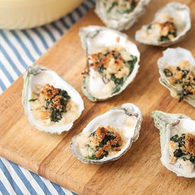Oysters Rockefeller - Recipe photo by tideandthyme