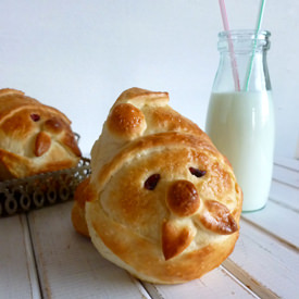 Yeast Santa Buns - Recipe photo by Nutka Slodyczy